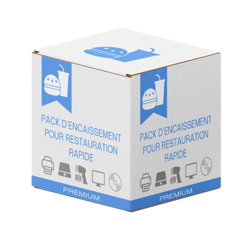 Pack d'encaissement premium pour restauration rapide