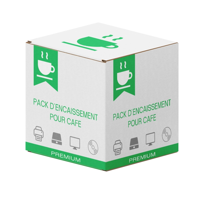 Pack d'encaissement premium pour café