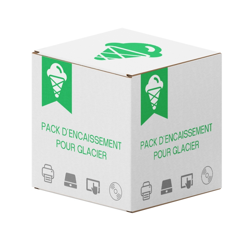 Pack d'encaissement pour glacier