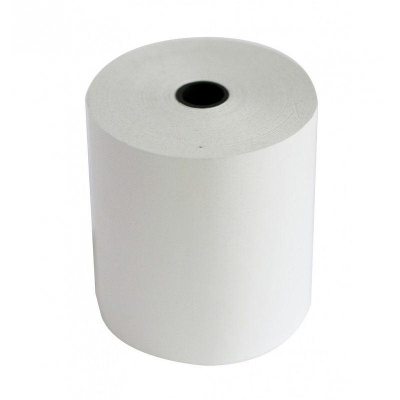 Bobine de papier thermique 80 x 80 x 12 - 55g/M2 - 75m